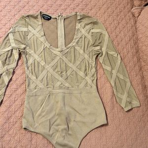 Bebe bodysuit Medium with mesh detail